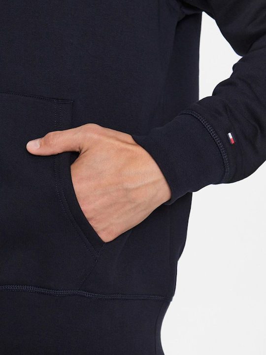TOMMY HILFIGER Logo zip thru stand collar